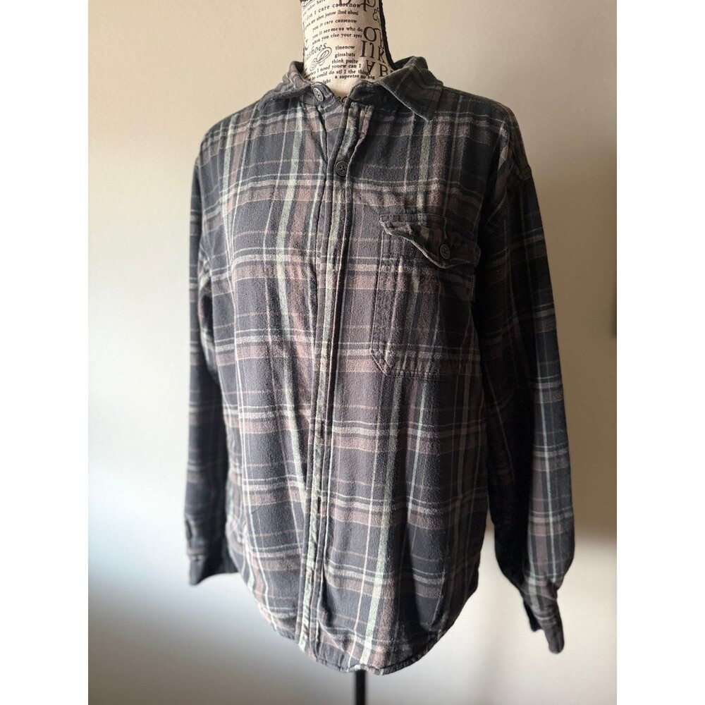 Wolverine Plaid Flannel Shirt Medium